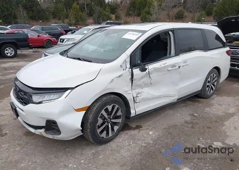 2025 Honda Odyssey Ex-L from USA, damaged, VIN 5FNRL6H64SB084497